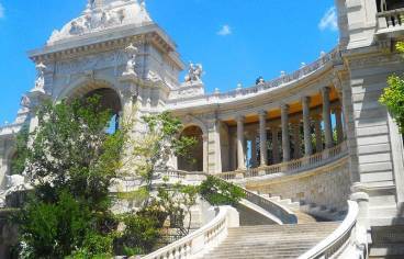Marseille, Palais Longchamp, vue latérale /Cliché mis à disposition par le musée (Lorenzo)