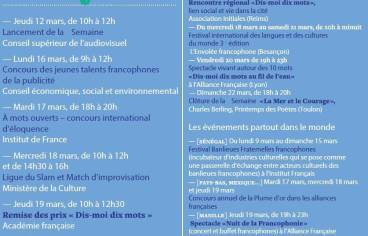 Agenda de la Semaine