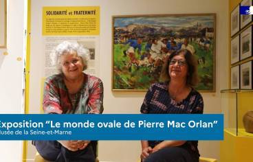 Illustration - Exposition Monde ovale de Pierre Mac Orlan 2023