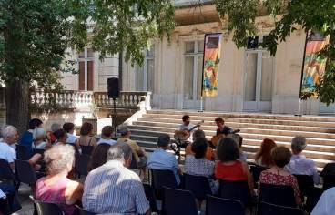 Duo Mélisandre, lors d'un concert à la Drac Occitanie