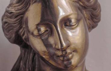 Vierge de procession (argent fondu, 1837-1939, 83 cm). Classée au titre des monuments historiques (06.02.1958) - Crédits DRAC Grand Est