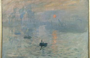 Claude Monet, « Impression, soleil levant », 1872, huile sur toile, 50 x 65 cm, Paris, musée Marmottan-Monet