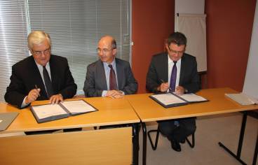 François Erlenbach (DRAC) - Gilles Ulliac (CMP) - Alain Gautron (ARS)