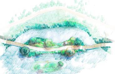 Croquis des jardins