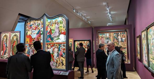 Vernissage de l'exposition "Maîtres et merveilles", au musée des Beaux-Arts de Dijon, 2 mai 2024