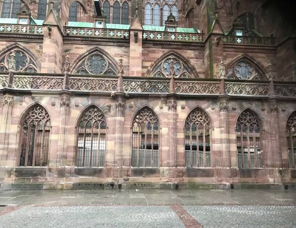 Cathédrale de Strasbourg - galerie Goetz après restauration