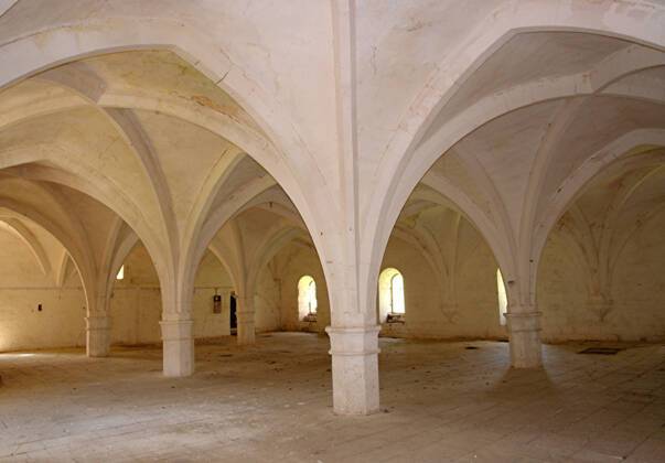 Ancienne abbaye de Longay (Auberive-sur-Aube). Etage du bâtiment des convers © Gilles Vilain
