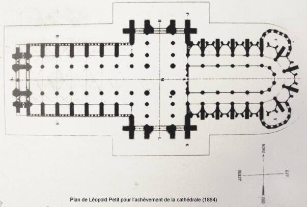 Cathédrale Saint-Étienne de Toulouse, projet Léopold Petit
