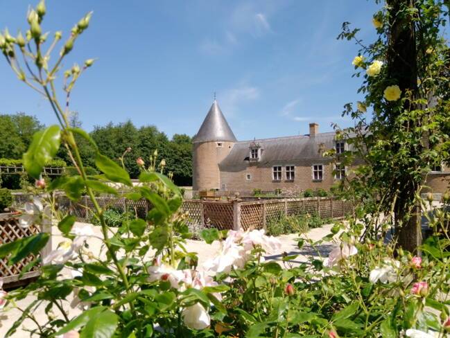 (45) Chamerolles : jardin du château