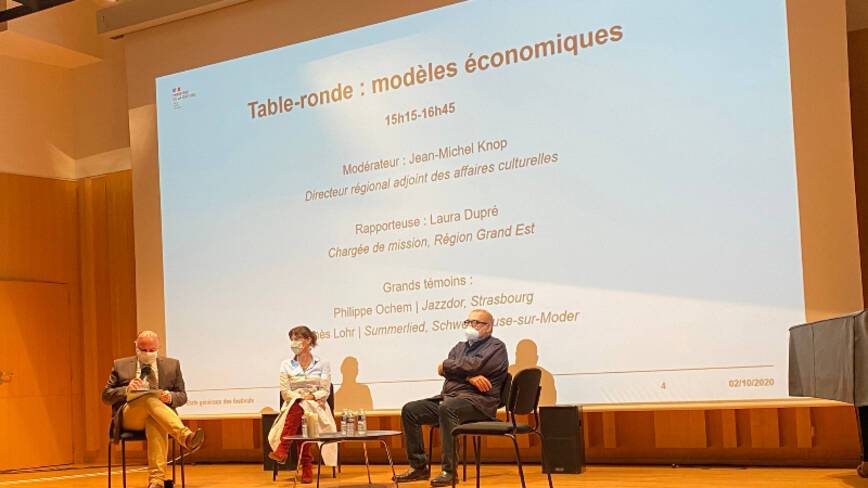 Etats généraux des festivals - Strasbourg - Table-ronde "Modèles économiques"