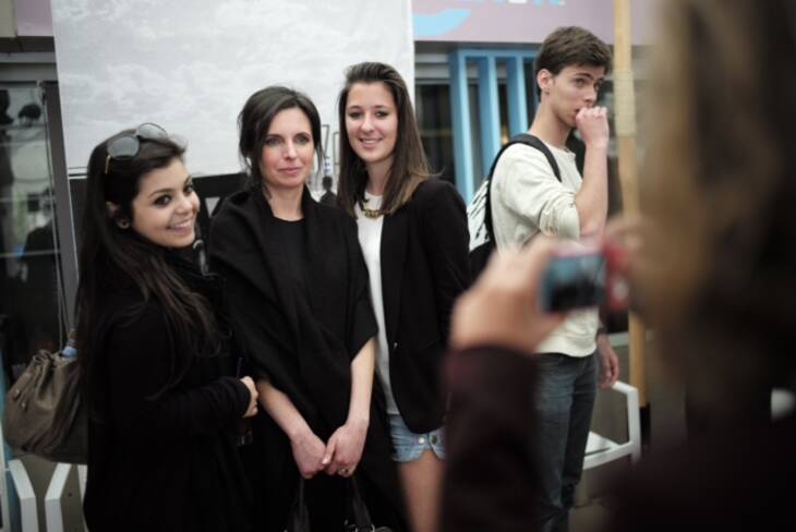 Rencontre d'Aurélie Filippetti avec des élèves du lycée La Fourragère de Marseille