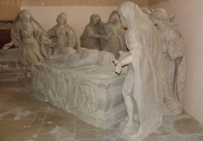 Mise au tombeau de Gudmont-Villiers - Vue d'ensemble