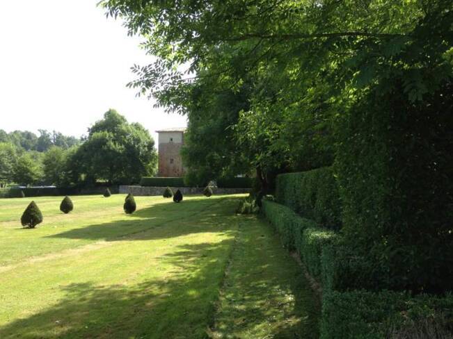 Jardins de l’abbaye de Combelongue, Rimont (Ariège)