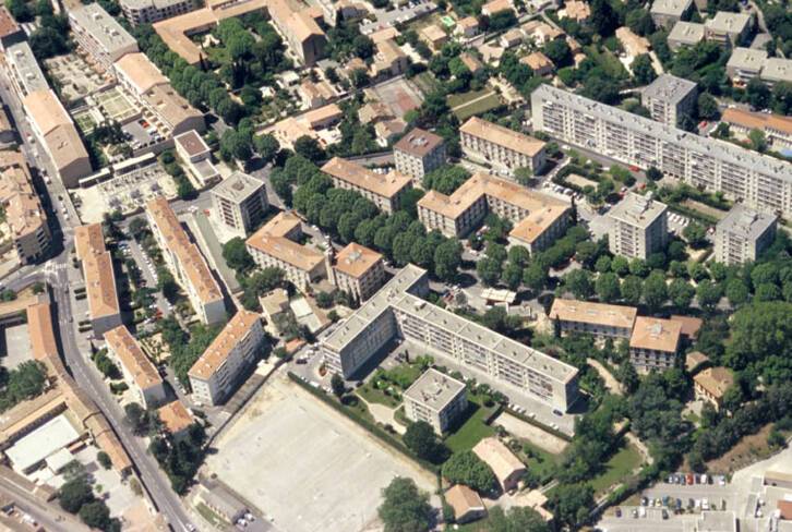 Les 200 logements - Aix-en-Provence, vue aérienne