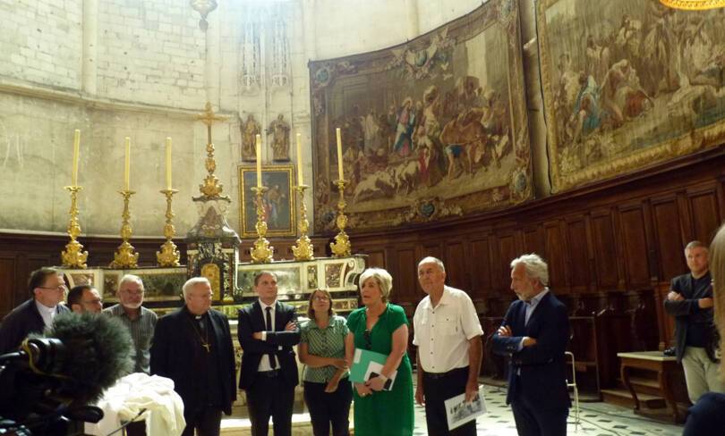 Cathédrale de Viviers - programme de restauration des tapisseries