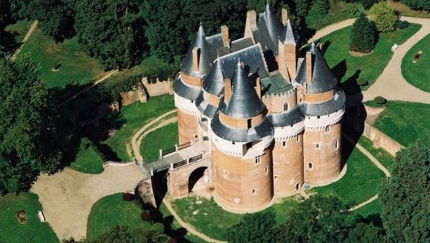 Vue aérienne du Château et du parc