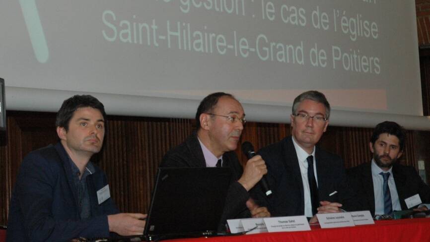 Thomas Gatel, Jean-Marie Compte, Philippe Mercier et John Palacin