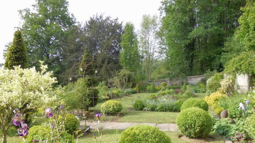 Jardin du vendangeoir, Orgeval (Aisne)