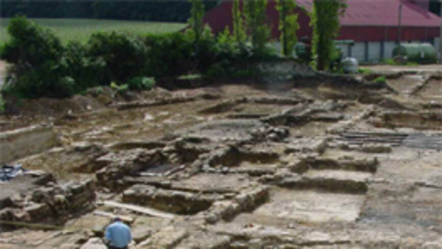 36- La Ligne à Grande Vitesse Est Européenne, les fouilles  archéologiques dans l'Aisne