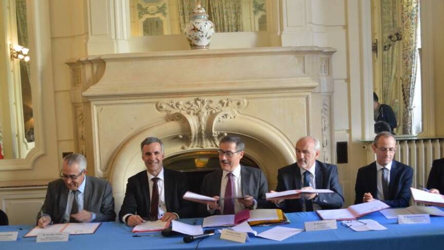 Signature du CTL et du CTEAC, préfecture de Perpignan