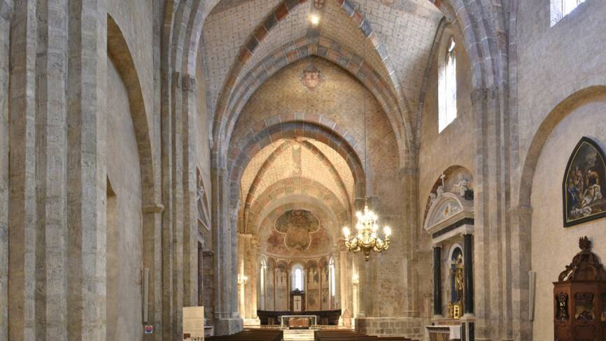Anc. cathédrale Saint-Lizier, Saint-Lizier (09)