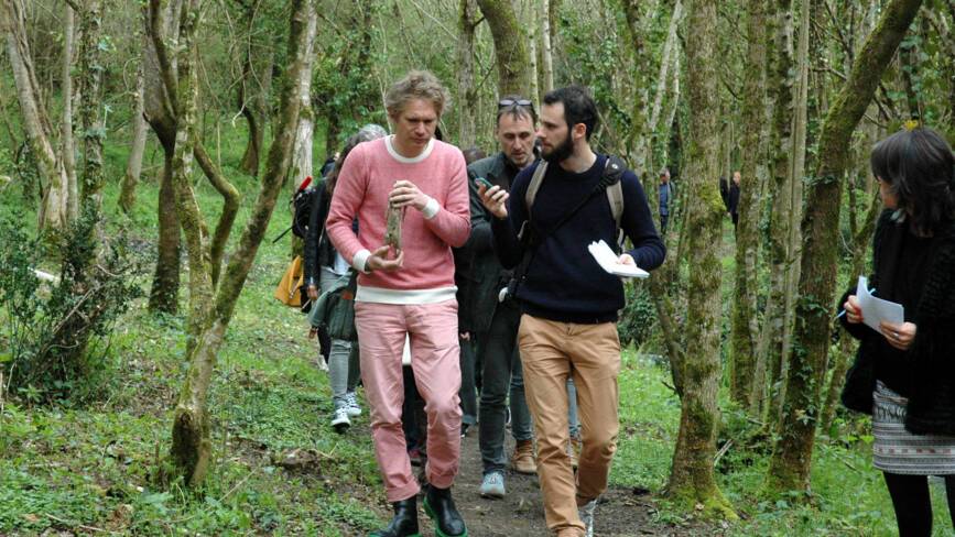 Sentier menant du musée à l’abri