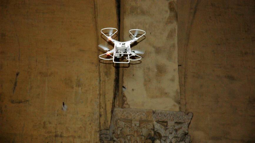 Positionnement du drone pour une prise de vue
