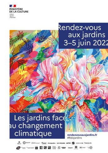 Affiche rdv jardins 2022