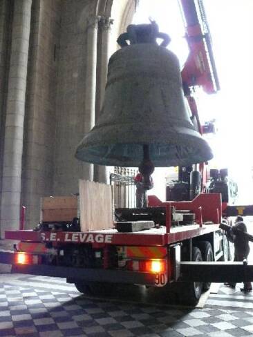 Manoeuvre pour installation sur le camion