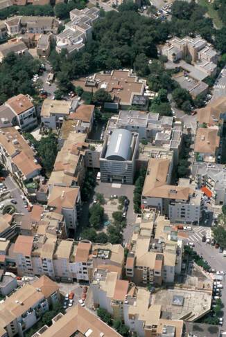Centre de vie - Valbonne Sophia-Antipolis, vue aérienne