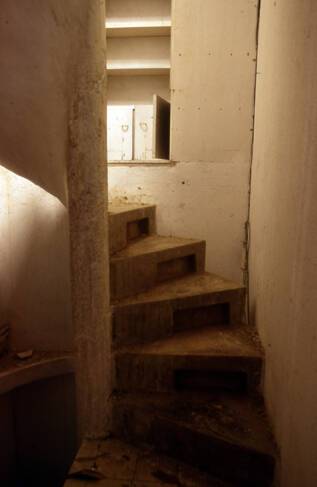  Villa E. 1027 - Roquebrune-Cap-Martin, l'escalier en vis