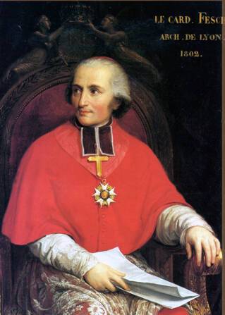 Portrait du Cardinal Fesch par André Appiani (1807)  - Trésor de la cathédrale Saint-Jean à Lyon