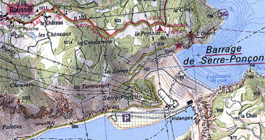 Ouvrages de Serre-Ponçon - La Bréole, Rousset, Savines-le-Lac
