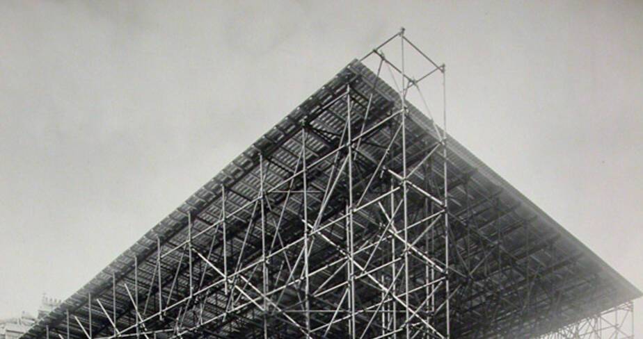 Vue de la maquette, échelle 1 de l'Unité d'Habitation de Toulon