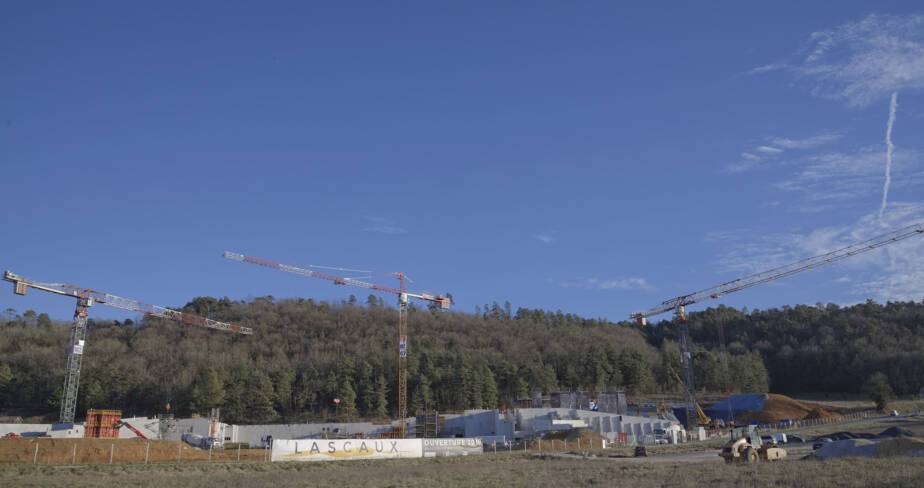 Chantier de construction de Lascaux IV