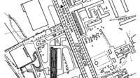 Cité radieuse - Marseille, plan de masse avec les accès sur le bd Michelet