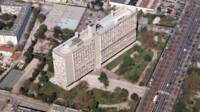 Cité radieuse - Marseille, vue aérienne
