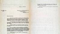Courrier de Jean de Mailly à l’attention des architectes d’opérations de la reconstruction du port