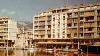 Vue générale des façades sud de la Frontale vers 1960