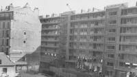 Vue partielle de la façade nord d’un immeuble de la Frontale