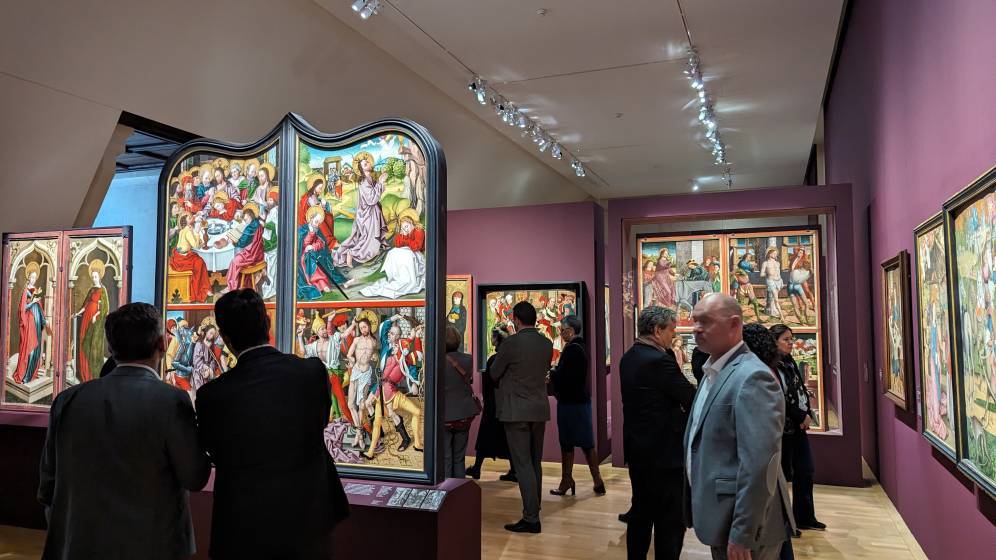 Vernissage de l'exposition "Maîtres et merveilles", au musée des Beaux-Arts de Dijon, 2 mai 2024