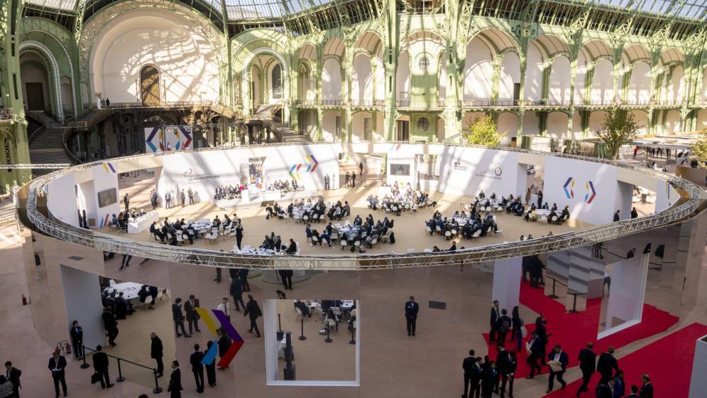 La deuxième journée du 19ème Sommet de la francophonie, au Grand Palais
