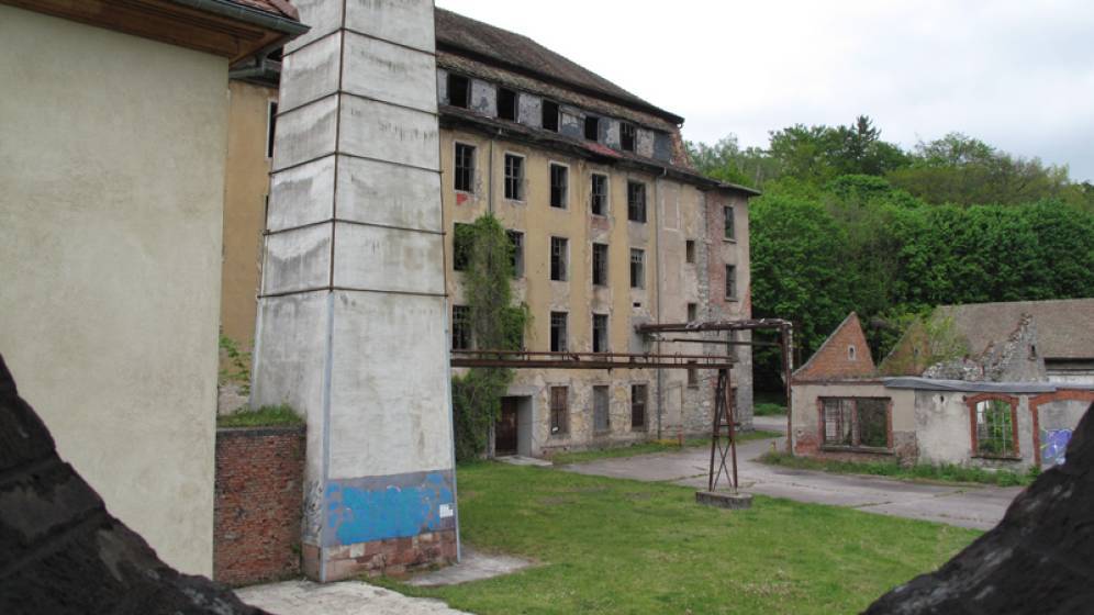 Le site du grand tissage de Wesserling à Husseren-Wesserling (Haut-Rhin)