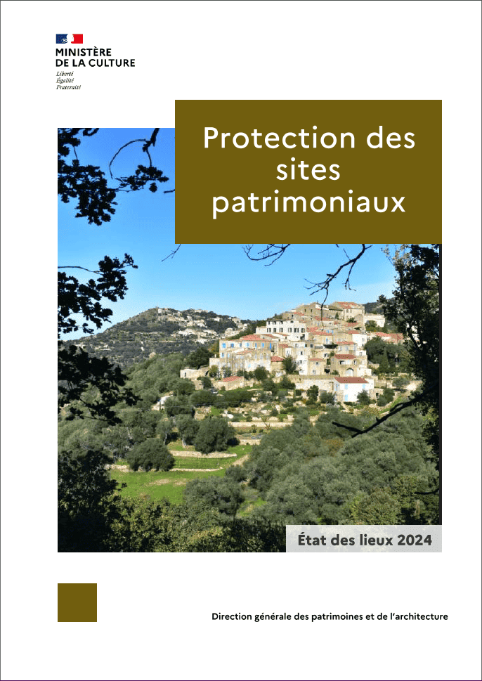 Couverture de l’état des lieux de la protection des sites patrimoniaux 2024