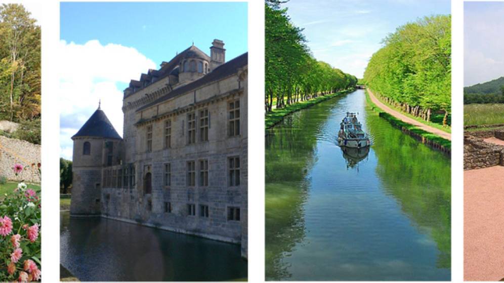 Pays de Langres : Jardins de Cohons, Château du Pailly, Canal entre Champagne et Bourgogne et Villa d’Andilly-en-Bassigny.
