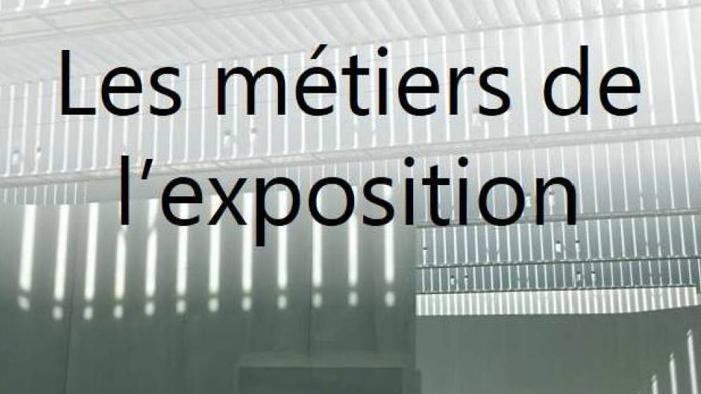 Visuel des journées sur les métiers de l'exposition