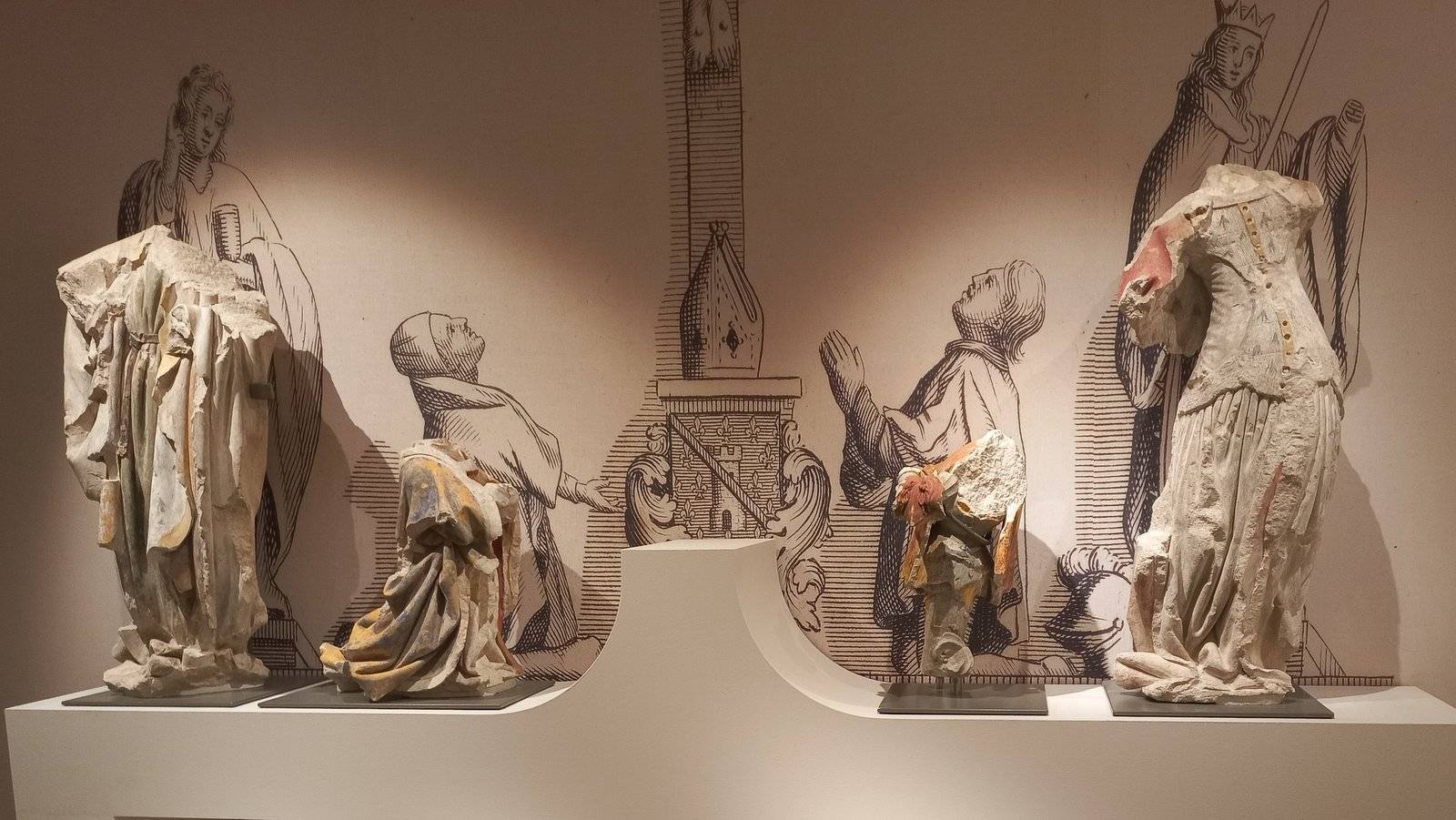 Détail du retable dit "de l’Adoration des Mages", cathédrale de Rodez