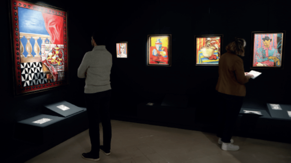Exposition D-Generation du musee de Borda de Dax - interieur du musee