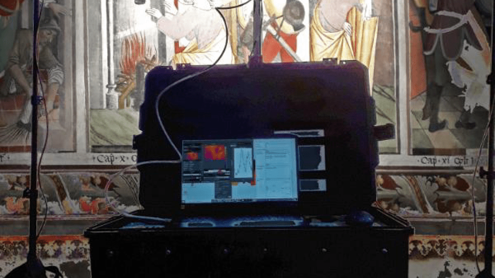 Thermographie IR réalisée à la chapelle Notre-Dame des Fontaines de La Brigue