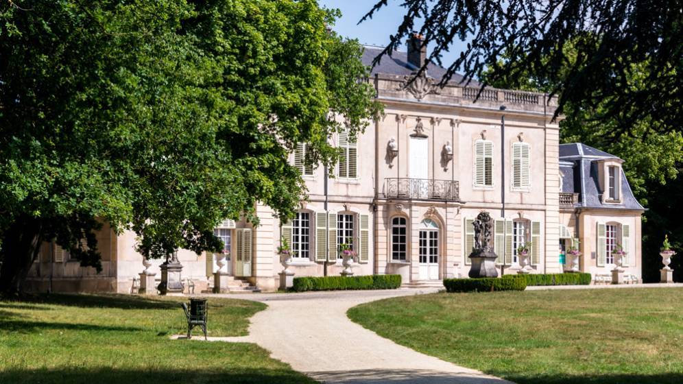 Château de Montaigü, demeure d'Edouard Salin, à Laneuveville-devant-Nancy - Maison des illustres - Vue façade principale extérieure